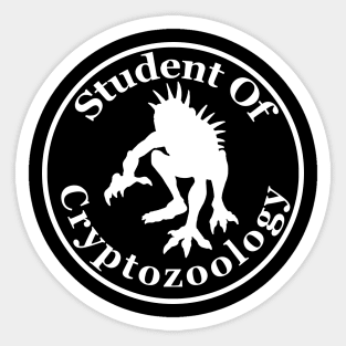 Chupacabra - Student Of Cryptozoology on Darks Sticker